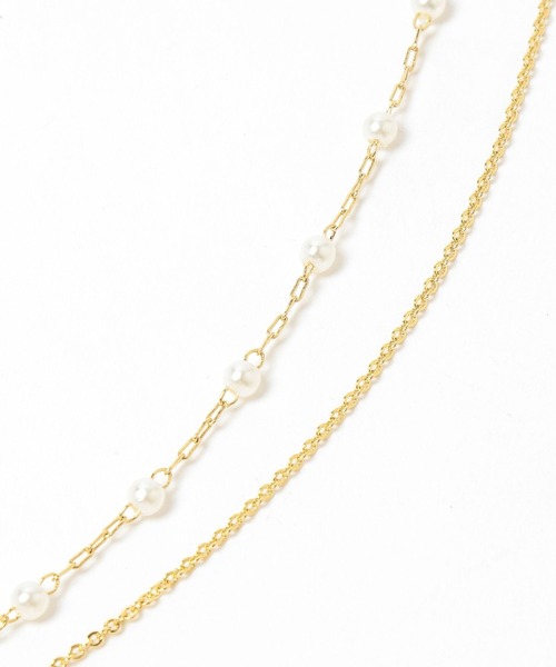 Andemiu（アンデミュウ）の「アシメパールY字ネックレス639531（ネックレス・レディース・シルバー/ゴールド・FREE）」の12枚目の写真