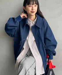 ARMY TWILL（アーミーツイル）の「[ARMY TWILL アーミーツイル] 別注 デニム A-2フライトジャケット（ブルゾン）」