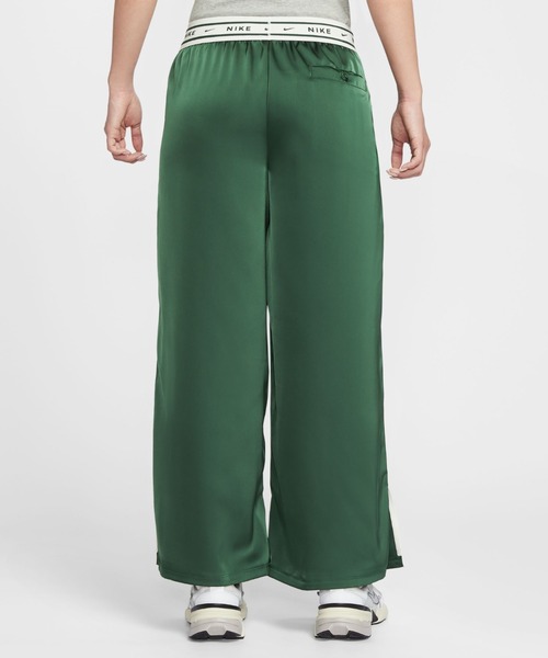 NIKE(ナイキ)の「NIKE Women's Loose Mid-Rise Satin Pants(ナイキ ウィメンズ ルーズ ミッドライズ サテンパンツ)(スウェットパンツ・レディース・グリーン系/ブラック系・SMALL/MEDIUM/LARGE)」の3枚目の写真