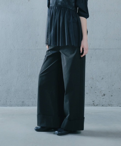 Julep(ジュレップ)の「chino Wide Pants(チノパンツ・レディース・アイボリー/ベージュ/ブラック・SMALL/MEDIUM)」の1枚目の写真