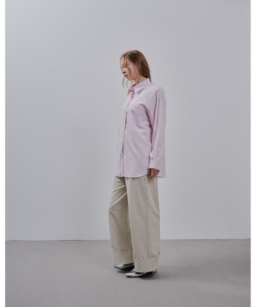 Julep(ジュレップ)の「chino Wide Pants(チノパンツ・レディース・アイボリー/ベージュ/ブラック・SMALL/MEDIUM)」の4枚目の写真
