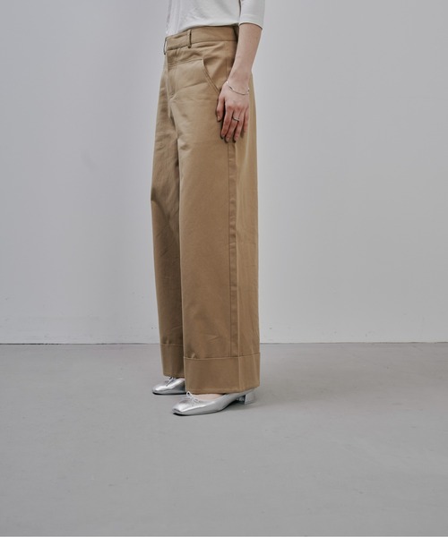Julep(ジュレップ)の「chino Wide Pants(チノパンツ・レディース・アイボリー/ベージュ/ブラック・SMALL/MEDIUM)」の22枚目の写真