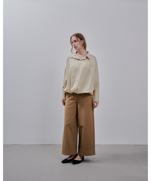 Julep(ジュレップ)の「chino Wide Pants(チノパンツ・レディース・アイボリー/ベージュ/ブラック・SMALL/MEDIUM)」の17枚目の写真