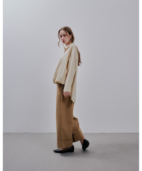 Julep(ジュレップ)の「chino Wide Pants(チノパンツ・レディース・アイボリー/ベージュ/ブラック・SMALL/MEDIUM)」の18枚目の写真
