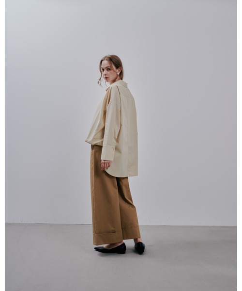 Julep(ジュレップ)の「chino Wide Pants(チノパンツ・レディース・アイボリー/ベージュ/ブラック・SMALL/MEDIUM)」の19枚目の写真