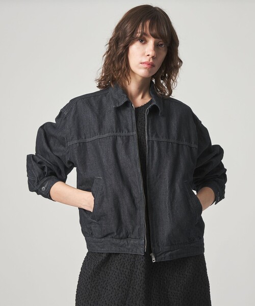 Steven Alan（スティーブンアラン）の「＜Steven Alan＞ライト デニム ジップ ブルゾン（デニムジャケット・レディース・コバルトブルー/ネイビー・S/M）」の4枚目の写真