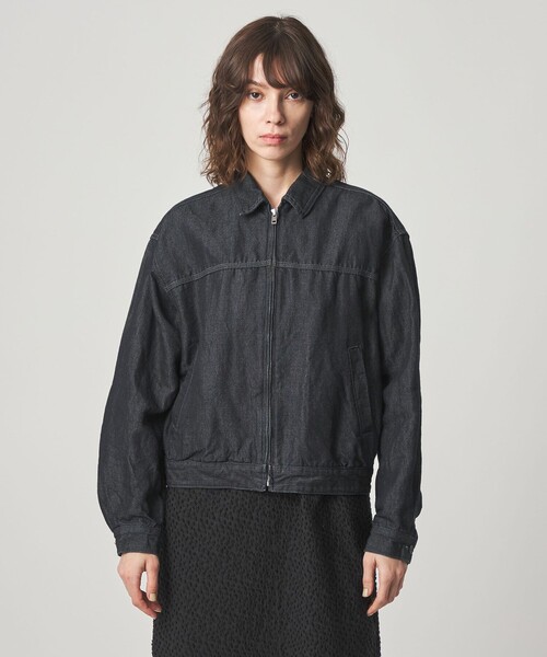 Steven Alan＞ライト デニム ジップ ブルゾン（デニムジャケット