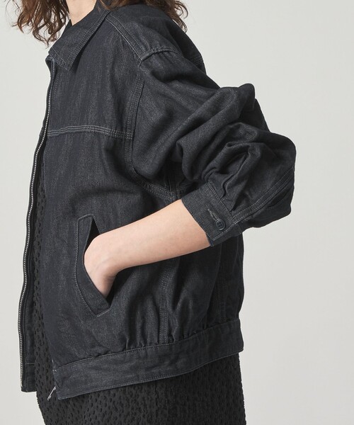 Steven Alan＞ライト デニム ジップ ブルゾン（デニムジャケット