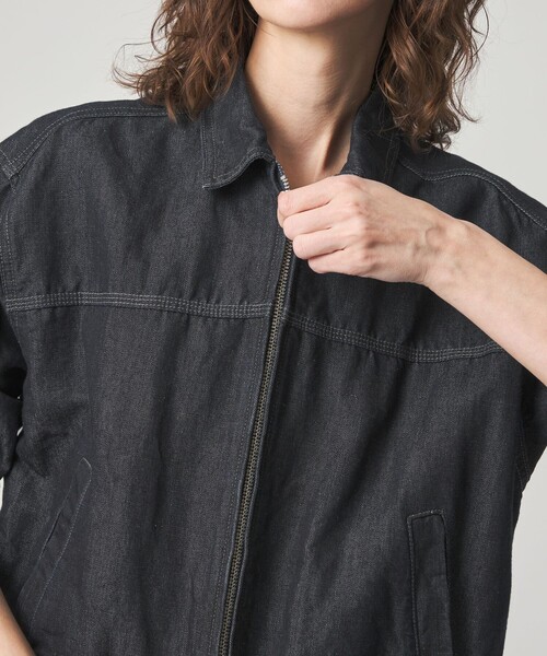 Steven Alan（スティーブンアラン）の「＜Steven Alan＞ライト デニム ジップ ブルゾン（デニムジャケット・レディース・コバルトブルー/ネイビー・S/M）」の22枚目の写真