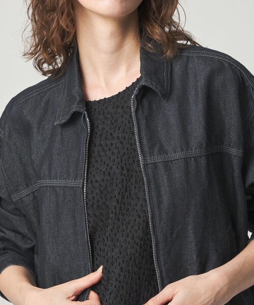 Steven Alan（スティーブンアラン）の「＜Steven Alan＞ライト デニム ジップ ブルゾン（デニムジャケット・レディース・コバルトブルー/ネイビー・S/M）」の19枚目の写真