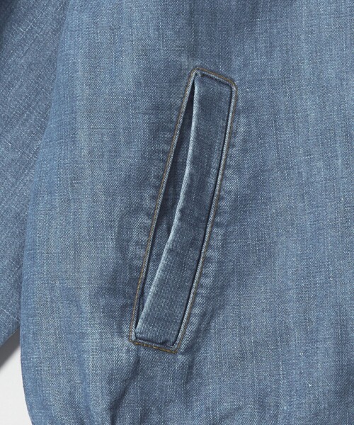 Steven Alan（スティーブンアラン）の「＜Steven Alan＞ライト デニム ジップ ブルゾン（デニムジャケット・レディース・コバルトブルー/ネイビー・S/M）」の13枚目の写真