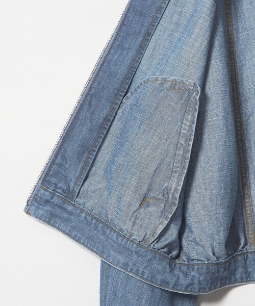 Steven Alan（スティーブンアラン）の「＜Steven Alan＞ライト デニム ジップ ブルゾン（デニムジャケット・レディース・コバルトブルー/ネイビー・S/M）」の12枚目の写真