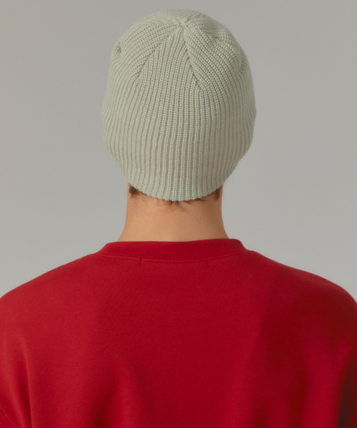 LMCの「LABEL SHORT BEANIE ivory（ニットキャップ/ビーニー・レディース・その他・ONE SIZE）」の4枚目の写真