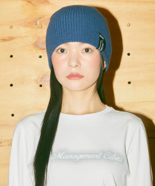 LMCの「LABEL SHORT BEANIE ivory（ニットキャップ/ビーニー・レディース・その他・ONE SIZE）」の5枚目の写真