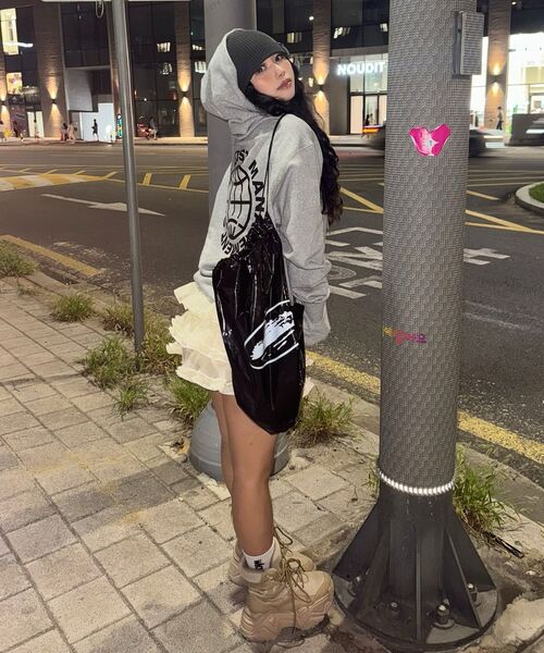 LMCの「LABEL SHORT BEANIE ivory(ニットキャップ/ビーニー・レディース・その他・ONE SIZE)」の18枚目の写真