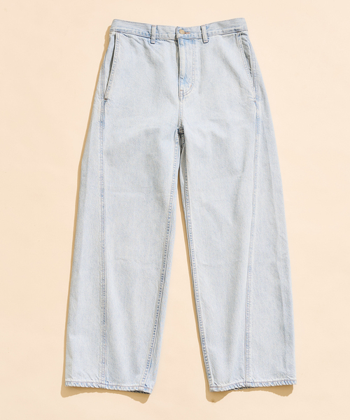 417 EDIFICE（フォーワンセブンエディフィス）の「【LE JAPON ATELIER】3Dデニムパンツ（デニムパンツ・メンズ・アイボリー/ブルー/ブルー系その他・SMALL/MEDIUM/LARGE）」の2枚目の写真