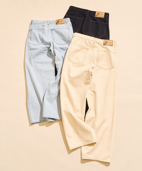 417 EDIFICE（フォーワンセブンエディフィス）の「【LE JAPON ATELIER】3Dデニムパンツ（デニムパンツ・メンズ・アイボリー/ブルー/ブルー系その他・SMALL/MEDIUM/LARGE）」の4枚目の写真