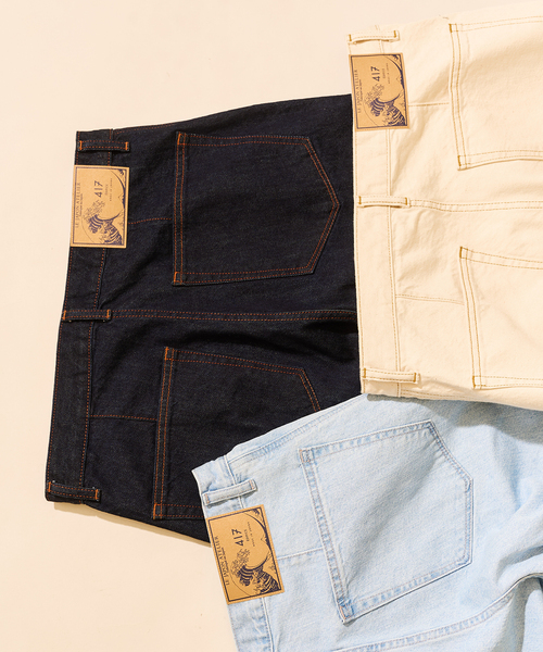 417 EDIFICE（フォーワンセブンエディフィス）の「【LE JAPON ATELIER】3Dデニムパンツ（デニムパンツ・メンズ・アイボリー/ブルー/ブルー系その他・SMALL/MEDIUM/LARGE）」の5枚目の写真