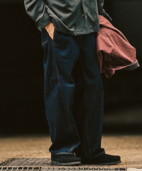 417 EDIFICE（フォーワンセブンエディフィス）の「【LE JAPON ATELIER】3Dデニムパンツ（デニムパンツ・メンズ・アイボリー/ブルー/ブルー系その他・SMALL/MEDIUM/LARGE）」の17枚目の写真