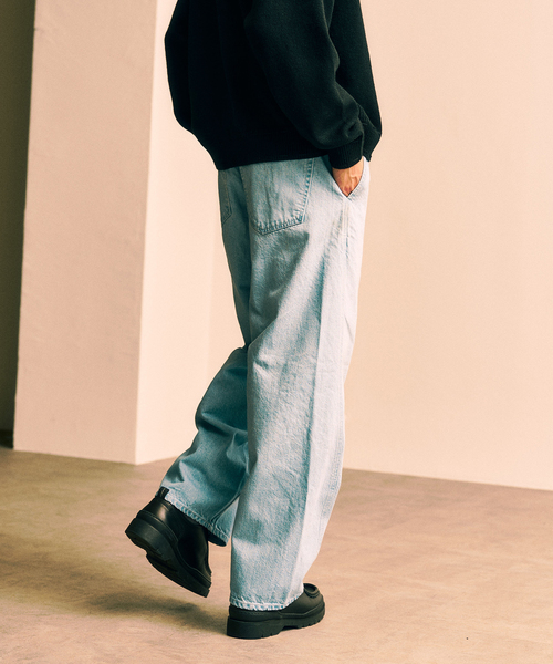 417 EDIFICE（フォーワンセブンエディフィス）の「【LE JAPON ATELIER】3Dデニムパンツ（デニムパンツ・メンズ・アイボリー/ブルー/ブルー系その他・SMALL/MEDIUM/LARGE）」の21枚目の写真