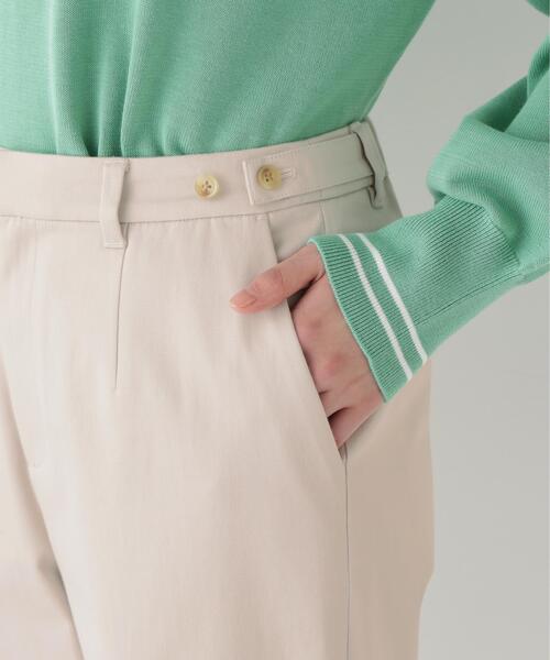 human woman（ヒューマンウーマン）の「◆【定番】サテンストレッチ細身ストレートパンツ（その他パンツ・レディース・ベージュ/グレー系その他・SMALL/MEDIUM）」の12枚目の写真
