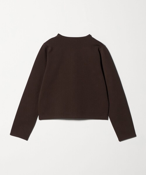 Steven Alan(スティーブンアラン)の「<Steven Alan>ミラノリブ ショートカーディガン(カーディガン/ボレロ・レディース・ダークブラウン/オフホワイト/ブラック・FREE)」の18枚目の写真