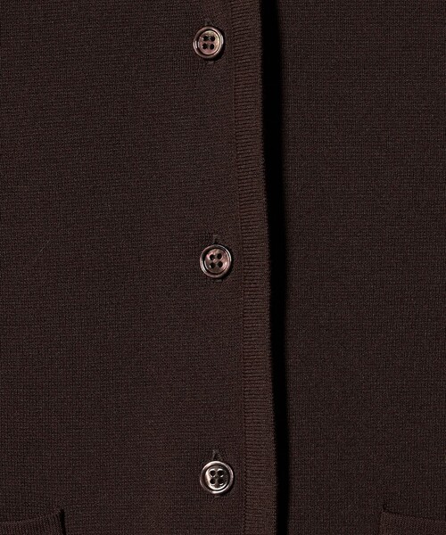 Steven Alan(スティーブンアラン)の「<Steven Alan>ミラノリブ ショートカーディガン(カーディガン/ボレロ・レディース・ダークブラウン/オフホワイト/ブラック・FREE)」の22枚目の写真