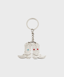 THEVINYLHOUSE（ザバイニルハウス）の「WESTERN BOOTS KEYCHAIN SILVER (VH2EMUAB92A)（キーケース/キーアクセサリー）」
