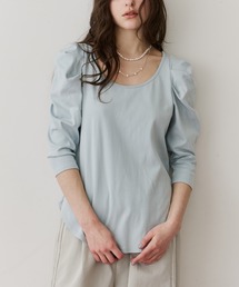 LA BELLE ETUDE | ギャザーパフショートスリーブカットソー(Tシャツ/カットソー)