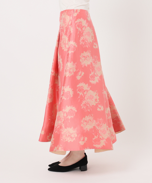 VERMEIL par iena（ヴェルメイユパーイエナ）の「GIRANI タックスカート（スカート・レディース・ピンク・38/36）」の8枚目の写真