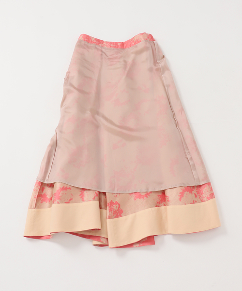 VERMEIL par iena（ヴェルメイユパーイエナ）の「GIRANI タックスカート（スカート・レディース・ピンク・38/36）」の14枚目の写真