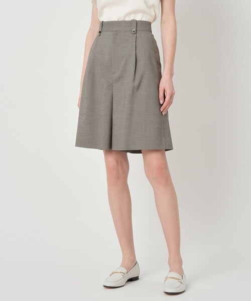 ANAYI（アナイ）の「【セットアップ対応商品】シャークスキンハーフパンツ（その他パンツ・レディース・ネイビー/ブラック系その他・38/36）」の6枚目の写真