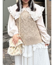 セール】pleats apron layered skirt（スカート）｜merry jenny