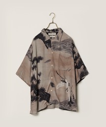 REMI RELIEF | REMI RELIEF/レミレリーフ 鶴柄 レギュラーカラーアロハシャツ 2026年春夏(シャツ/ブラウス)