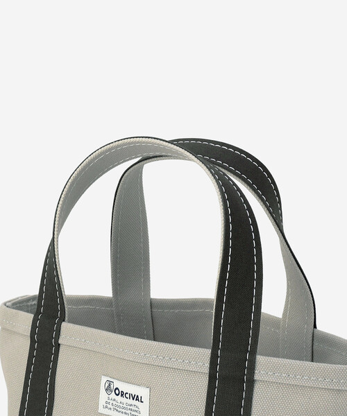 ORCIVAL(オーシバル)の「ORCIVAL | キャンバストートバッグ 小 UNISEX(トートバッグ・レディース・ホワイト系その他5/グレー系その他・-)」の8枚目の写真