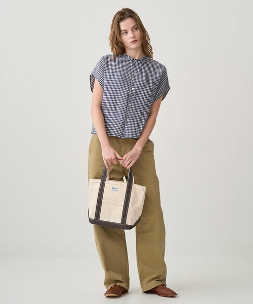 ORCIVAL(オーシバル)の「ORCIVAL | キャンバストートバッグ 小 UNISEX(トートバッグ・レディース・ホワイト系その他5/グレー系その他・-)」の13枚目の写真
