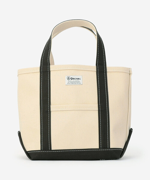 ORCIVAL(オーシバル)の「ORCIVAL | キャンバストートバッグ 小 UNISEX(トートバッグ・レディース・ホワイト系その他5/グレー系その他・-)」の3枚目の写真