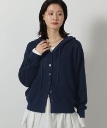 LAKOLE | 12ゲージアゼフードニットカーディガン / 652804(カーディガン/ボレロ)