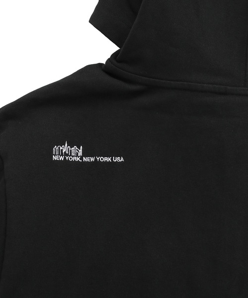 Manhattan Portage（マンハッタンポーテージ）の「Full Zip Parka（パーカー・メンズ・ブラック/ヘザーグレー・SMALL/MEDIUM/LARGE/X-LARGE）」の8枚目の写真