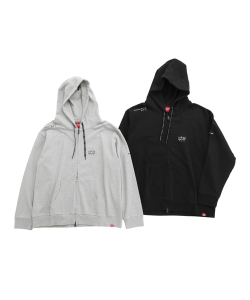 Manhattan Portage（マンハッタンポーテージ）の「Full Zip Parka（パーカー・メンズ・ブラック/ヘザーグレー・SMALL/MEDIUM/LARGE/X-LARGE）」の11枚目の写真