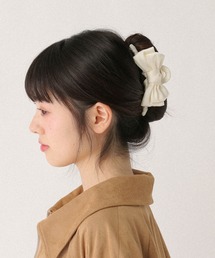 Heather | サテンリボンバンス　650141(バレッタ/ヘアクリップ)