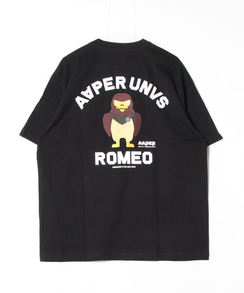 AAPE BY A BATHING APE(エーエイプバイアベイシングエイプ)の「AAPER "ALDO & ROMEO" TEE(Tシャツ/カットソー・メンズ・ブラック/ホワイト・MEDIUM/SMALL/LARGE/X-LARGE/XX-LARGE)」の11枚目の写真