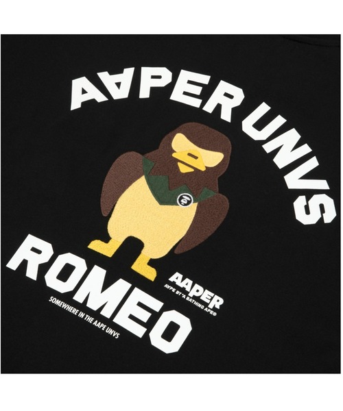 AAPE BY A BATHING APE(エーエイプバイアベイシングエイプ)の「AAPER "ALDO & ROMEO" TEE(Tシャツ/カットソー・メンズ・ブラック/ホワイト・MEDIUM/SMALL/LARGE/X-LARGE/XX-LARGE)」の9枚目の写真