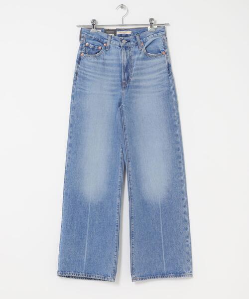 Levi's（リーバイス）の「LEVI’S　RIBCAGE WIDE LEG H（デニムパンツ・レディース・ライトブルー・24/26/27/25）」の2枚目の写真