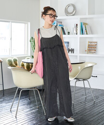 FREAK'S STORE | 限定展開　ワッシャー加工 フリル ボリューム サロペット(サロペット/オーバーオール)