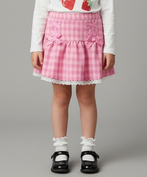 編み上げりぼんスカート（スカート）｜Pupil House（ピューピルハウス
