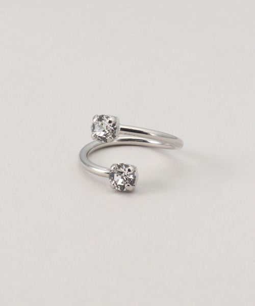 JUSTINE CLENQUET(ジュスティーヌクランケ)の「【JUSTINE CLENQUET/ジャスティーヌ クランケ】 JUNO MID RING(ネックレス・レディース・シルバー・FREE)」の1枚目の写真