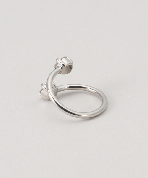 JUSTINE CLENQUET(ジュスティーヌクランケ)の「【JUSTINE CLENQUET/ジャスティーヌ クランケ】 JUNO MID RING(ネックレス・レディース・シルバー・FREE)」の5枚目の写真