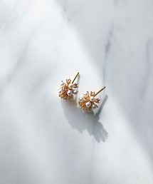 TIMELESS&THREE（タイムレスアンドスリー）の「パールモチーフビジューピアス（ネックレス）」