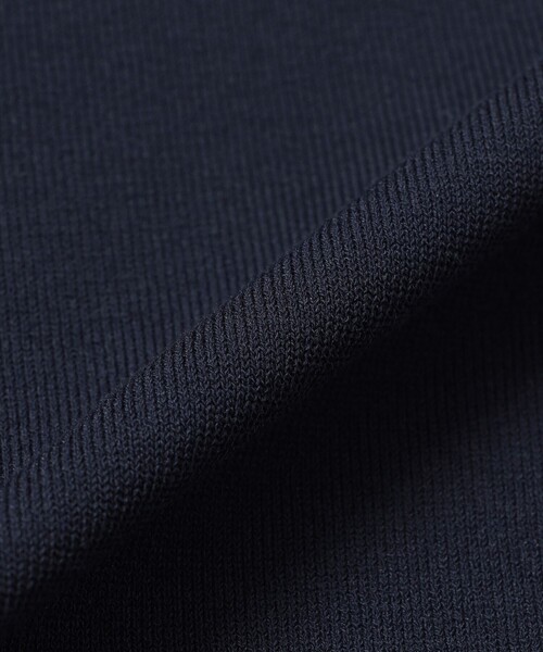 MACKINTOSH PHILOSOPHY（ﾏｯｷﾝﾄｯｼｭ ﾌｨﾛｿﾌｨｰ）の「12G プレーティング天竺 ライン入りモックネック（ニット/セーター・メンズ・オフホワイト/ブルー/ネイビー・38/40）」の14枚目の写真